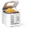 Image de Friteuse 1650W avec grande fenêtre de vue thermostat réglable Couleur blanche capacité de 25L100% sans BPA