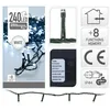 Image de Guirlande lumineuse - KOOPMAN INTERNATIONAL - 240 LED - Blanc froid - Electrique - 29 mètres