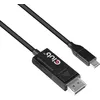 Image de Câble de raccordement TV - CLUB 3D - CAC-1557 - USB 3.1 type C - DisplayPort - 1.80 m noir