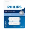 Image de Clé USB - Philips - Snow Edition - 32 Go - USB 2.0 - 2-Pack - Gris