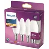 Image de Ampoules LED PHILIPS - Pack de 3 - E27 40W - Blanc chaud - Classe F