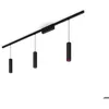 Image de Kit déclairage sur rail - PHILIPS HUE - Perifo - 3 suspensions - Rails 1 m + 0 5 m - Noir