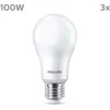 Image de Ampoule LED - PHILIPS - 100 W - A67 E27 - Blanc froid - Non dimmable x 3