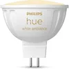 Image de Ampoule connectée - PHILIPS HUE - MR16 - Lumière blanche - Compatible bluetooth - Fonctionne avec App et voix