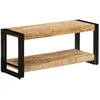 Image de vidaXL Meuble TV 90 x 30 x 40 cm Bois de manguier massif
