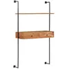 Image de vidaXL Bureau mural 90x40x170 cm Bois dacacia solide