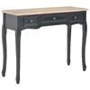 Image de vidaXL Table de Console et Coiffeuse avec 3 Tiroirs Table de Maquillage Meuble de Chambre à Coucher Couloir Salon Entrée 280046