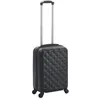 Image de vidaXL Valise rigide Noir ABS 91891