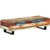 Image de vidaXL Table basse 120x50x30 cm Bois de récupération solide et acier