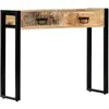 Image de vidaXL Table console 90 x 30 x 75 cm Bois de manguier massif
