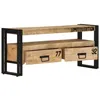 Image de vidaXL Meuble TV 100x30x45 cm Bois de manguier massif