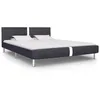 Image de vidaXL Cadre de lit sans matelas noir similicuir 120x200 cm 280827