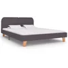 Image de vidaXL Cadre de lit sans matelas taupe tissu 180x200 cm 280890