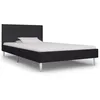 Image de vidaXL Cadre de lit sans matelas noir tissu 90x200 cm 280941