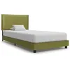 Image de vidaXL Cadre de lit sans matelas vert tissu 90x200 cm 280996