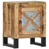 Image de vidaXL Table de chevet 40 x 30 x 50 cm Bois de manguier massif