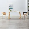 Image de vidaXL Chaise à Dîner avec Cadre en Bois Chaise de Salle à Manger Chaise de Repas Chaise de Cuisine Chaise de Salon Noir 283113