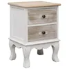 Image de vidaXL Table de chevet 35x30x50 cm Bois de Paulownia