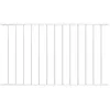Image de vidaXL Panneau de clôture en acier thermolaqué 17 x 125 m Blanc 145226