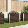 Image de vidaXL Lit Surélevé Pot à Fleurs Jardinière Pot à Plante Bac à Plante Véranda Jardin Balcon Patio Terrasse Cour Extérieur 45719