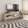 Image de vidaXL Meuble TV Chêne sonoma 120 x 40 x 40 cm Aggloméré