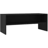 Image de vidaXL Meuble TV Noir 100 x 40 x 40 cm Aggloméré