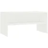 Image de vidaXL Meuble TV Blanc 80 x 40 x 40 cm Aggloméré