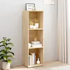 Image de vidaXL Bibliothèque/Meuble TV Chêne sonoma 36 x 30 x 114 cm Aggloméré
