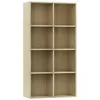 Image de VidaXL Bibliothèque/Buffet Chêne sonoma 66 x 30 x 130 cm Aggloméré