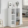 Image de vidaXL Bibliothèque/Buffet Blanc 50x25x80 cm Bois d’ingénierie 800162