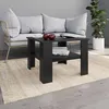 Image de vidaXL Table basse Noir 60 x 60 x 42 cm Aggloméré