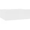 Image de vidaXL Table de chevet flottante Blanc 40x30x15 cm Aggloméré
