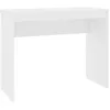 Image de vidaXL Bureau 90x40x72 cm Bois reconstitué Blanc Poste informatique Bureau à domicile Dortoir Couloir Salon & 800378