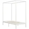 Image de vidaXL Cadre de lit à baldaquin sans matelas bois massif 100x200 cm 283263