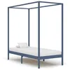 Image de vidaXL Cadre de lit à baldaquin sans matelas bois massif 100x200 cm 283275