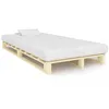 Image de vidaXL Cadre de lit de palette sans matelas bois pin massif 120x200 cm 285236