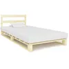 Image de vidaXL Cadre de lit de palette sans matelas 90x200 cm bois pin massif 285241