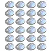Image de vidaXL 24x Lampes Solaires Murales à LED dExtérieur Rond Applique Murale Lumière de Jardin Eclairage Lampe de Clôture Toit 277140