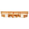 Image de Canapés de jardin - vidaXL - 277453 - Bois massif - Marron miel - 4 pièces