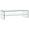 Image de Table basse Clair 98x45x31 cm Verre trempé
