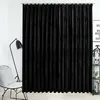 Image de Rideau occultant - vidaXL - Velours Noir - 290x245 cm - Lavable - Crochets métalliques