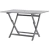 Image de vidaXL Table de jardin pliable 120x70x75 cm Bois dacacia massif