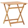 Image de vidaXL Table pliable de jardin 70x70x75 cm Bois dacacia massif 46348