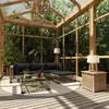 Image de Salon de jardin - vidaXL - 5 pcs - Résine tressée - Gris - Coussins confortables