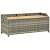 Image de vidaXL Banc de Rangement de Jardin Coffre de Rangement dExtérieur Banc de Rangement Stockage Arrière-cour 120 cm Résine 46481