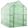 Image de vidaXL Serre de Plain-pied avec 12 Etagères Tente Abri Plantes Serre à Fleurs Serre à Plantes Serre de Jardin Serre 46913