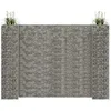 Image de vidaXL Jardinière à gabion en H Fil dacier 260x40x200 cm 145665