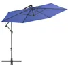 Image de Parasol dExtérieur - VIDAXL - Modèle 47133 - Mât Déporté - Bleu - 300 cm de Diamètre