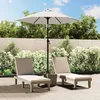 Image de vidaXL Parasol Extérieur Parasol de Patio Parasol de Terrasse Parasol de Jardin Pare-soleil Arrière-cour Blanc Sable 200x224 47204