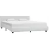 Image de vidaXL Cadre de lit avec LED sans matelas blanc 160x200 cm 285490